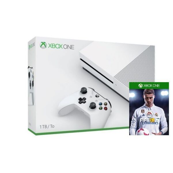 

Microsoft Xbox One S 1TB White + FIFA 18 (Расширенная гарантия 18 месяцев)