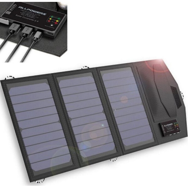 

портативная солнечная панель Allpowers 15W 6000 mah