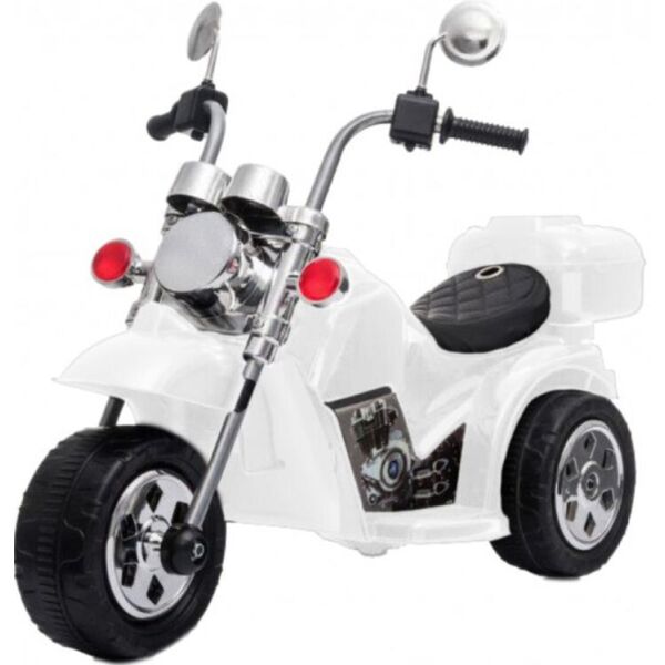 

Эл-мобиль T-7230 WHITE мотоцикл 6V4.5AH мотор 1*18W 93*45*60 /1/