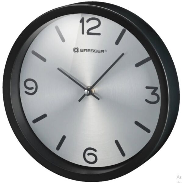 

Часы настенные Bresser MyTime Silver Edition Wall Clock Black (8020316CM3000)