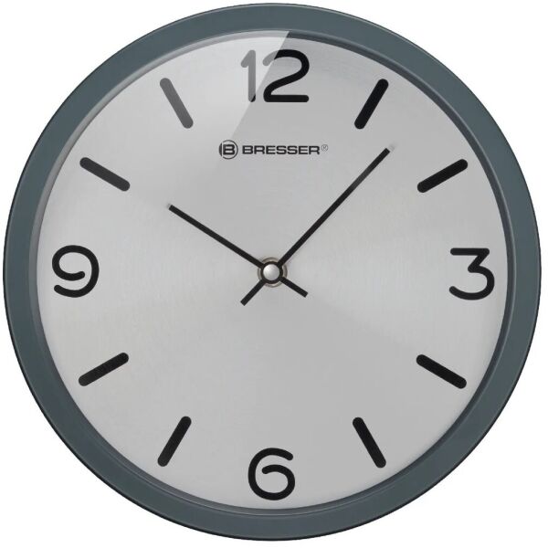 

Часы настенные Bresser MyTime Silver Edition Digit Grey (8020316MSN000)