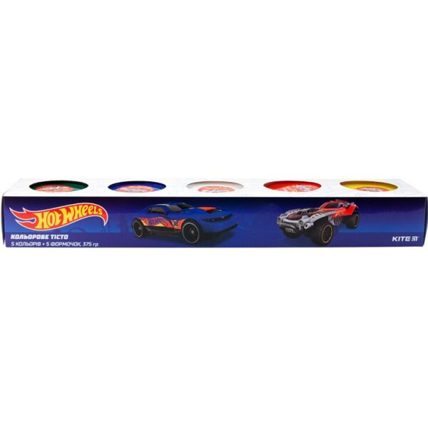 

Цветное тесто для лепки, 5*75г Kite Hot Wheels (HW19-152)