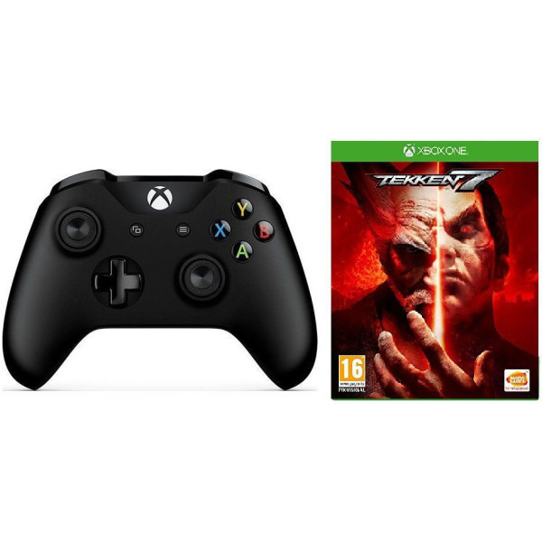 

Microsoft Xbox One S Black Wireless Controller + Tekken 7