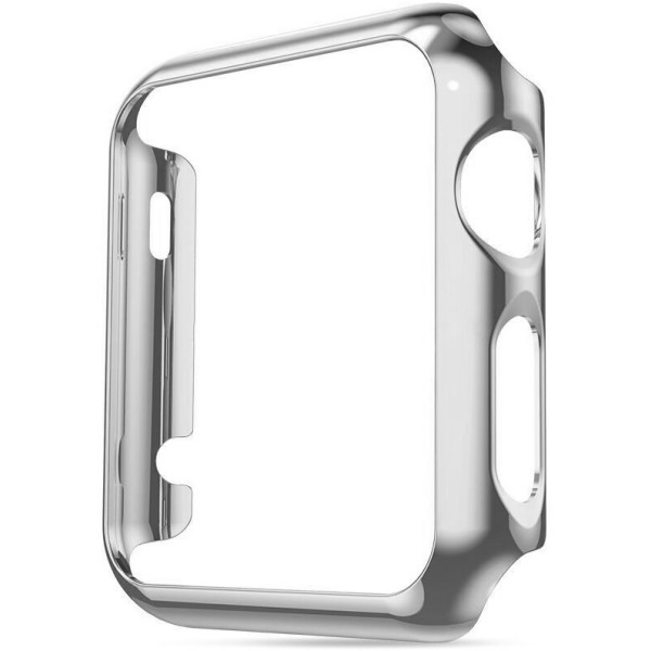 

Пластиковый чехол Coteetci серебристый для Apple Watch 38мм (Серии 1-3)