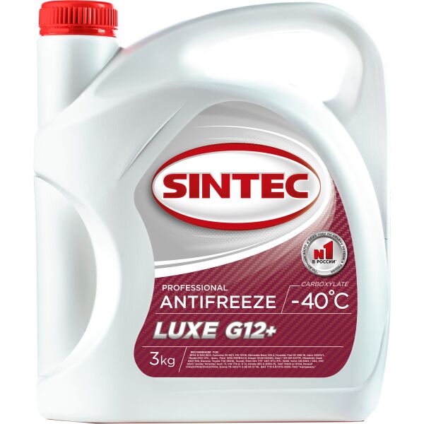 

Антифриз Sintec LUX -40 G12+ красный 3кг