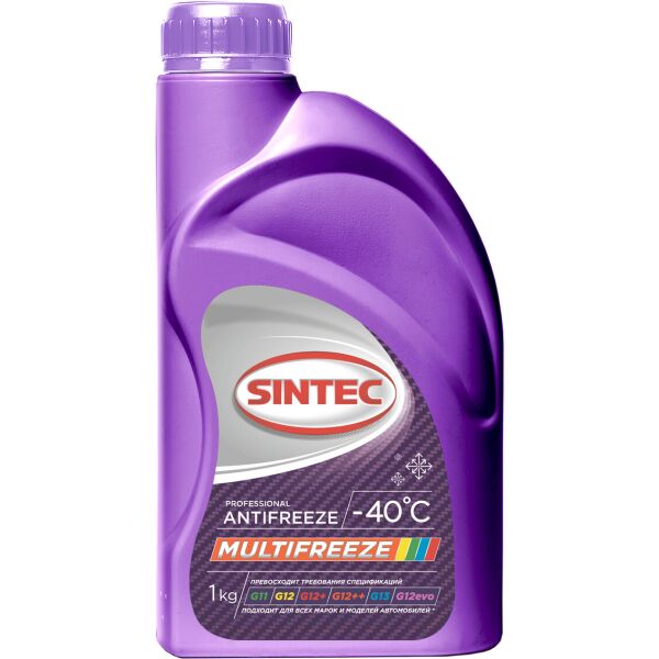 

Антифриз Sintec MULTI FREEZE -40 Фиолетовый 1кг