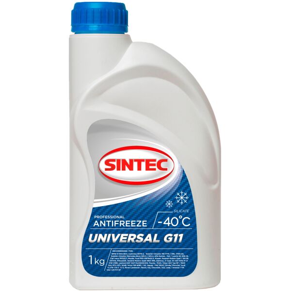 

Антифриз Sintec Universal -40 G-11 синий 1кг
