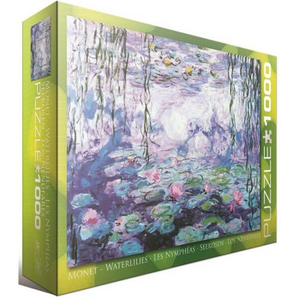 

Пазл Eurographics Водяные лилии, Клод Оскар Моне 1000 эл. (6000-4366)