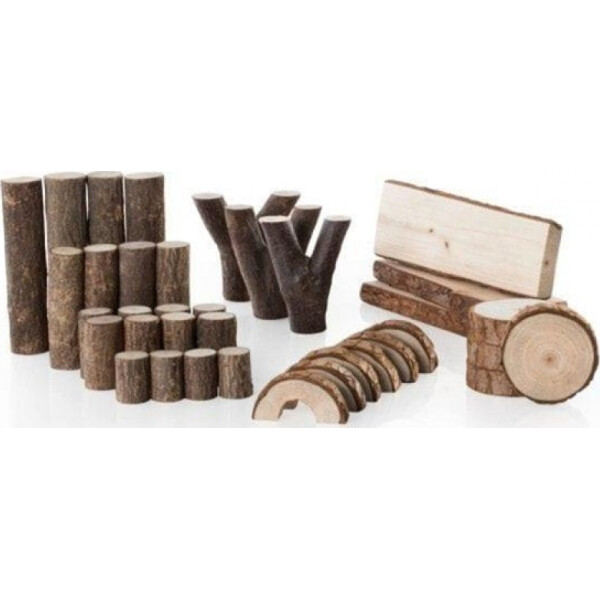 

Набор блоков Natural Play Палки и бруски, 36 шт.