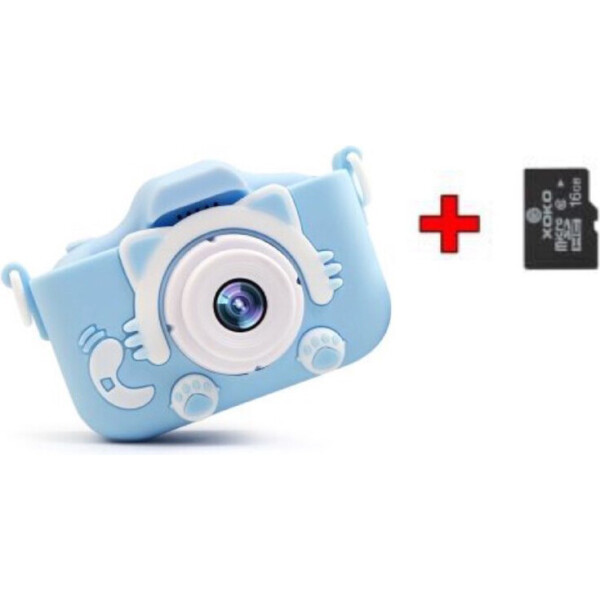 

Цифровой фотоаппарат XOKO КVR-001 Голубой + чехол + карта памяти (KVR-001-BL-BG)