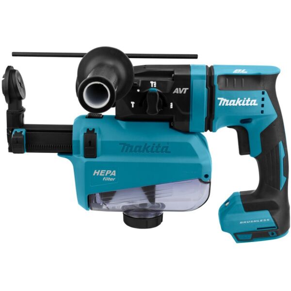

Перфоратор аккумуляторный Makita DHR182ZWJ SDS-PLUS LXT, сист. вид. пилу DX05, кейс Makpac