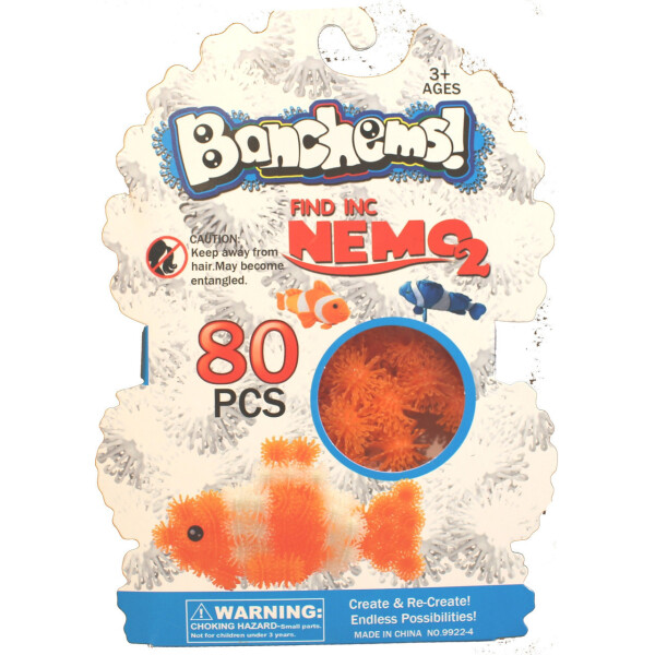 

Конструктор-липучка Bunchems NEMO Бело-оранжевый