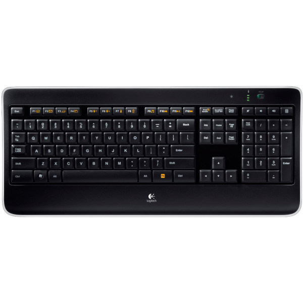 

Клавиатура LOGITECH CORDLESS ILLUMINATED K800 (920-002395)