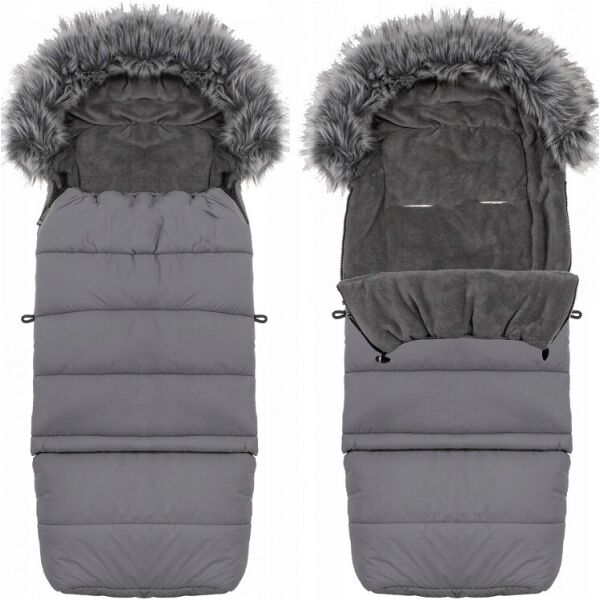

Детский конверт для коляски, санок Maxi 4 в 1 Springos SB0023 Grey