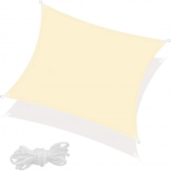 

Тент-парус теневой для дома, сада и туризма Springos 5 x 5 м SN1020 Light Yellow