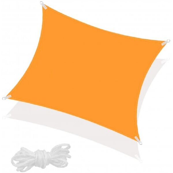 

Тент-парус теневой для дома, сада и туризма Springos 5 x 5 м SN1023 Orange
