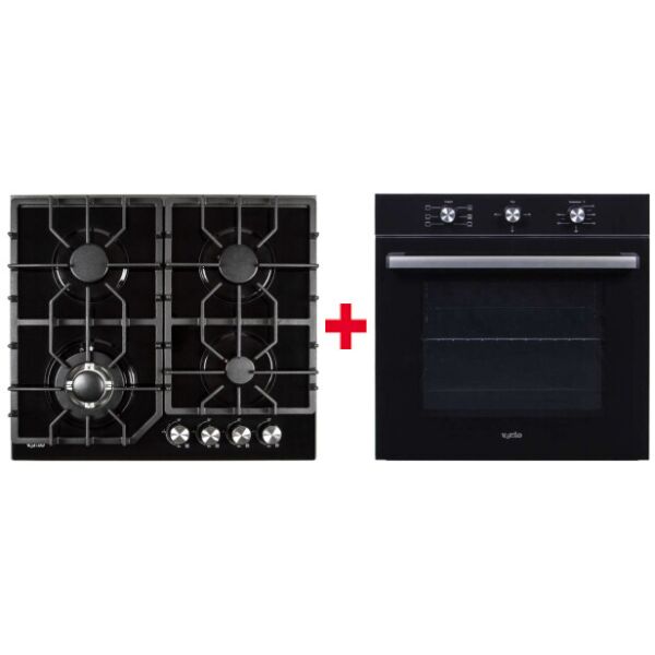 

Духовой шкаф Ventolux STOCKHOLM 6 MT (BK) + HG L7G CEST (BK)