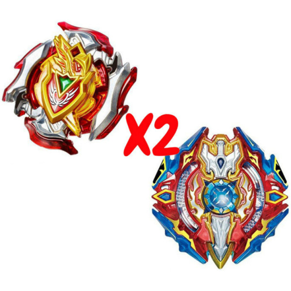 

Набор волчков BEYBLADE (Бейблейд) Achilles B-105 (Ахиллес) VS Sieg Xcalibur B-92 (Сиег Экскалибур) с пускателями