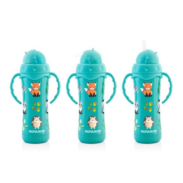 

Термопоильник с трубочкой Miniland Baby Thermokid Aqua