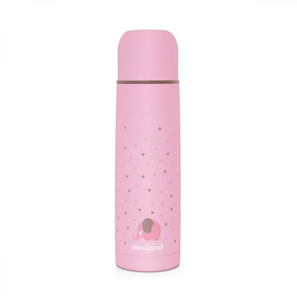 

Термос детский 500 мл Miniland baby Silky Thermos розовый