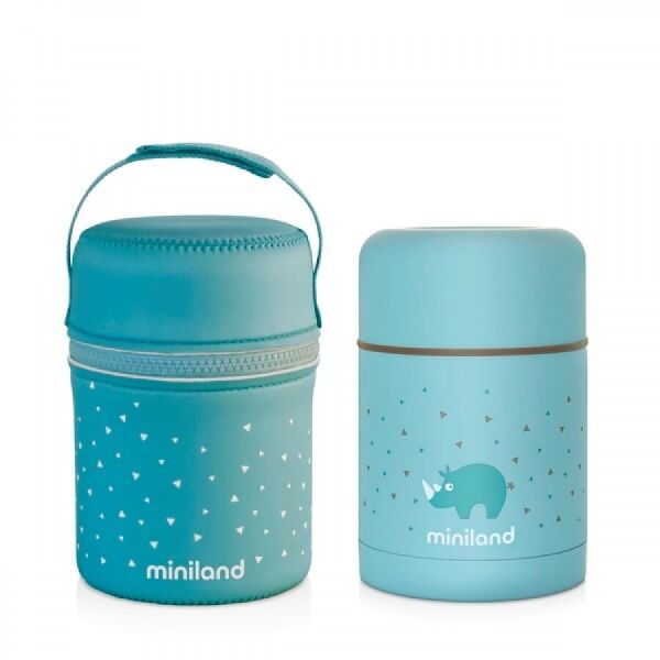 

Пищевой термос Miniland Baby Silky Food Thermos 600 голубой