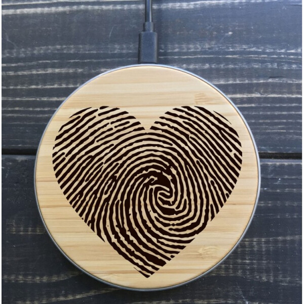 

SkinWood White Fast Charge heart2