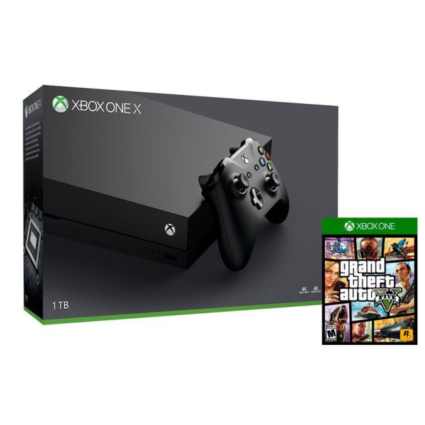 

Microsoft Xbox ONE X 1TB + Игра Grand Theft Auto V