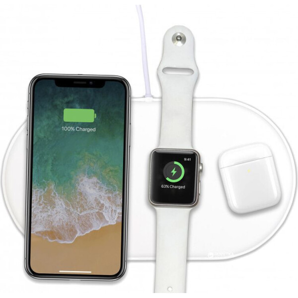 

Беспроводная зарядка 3 в 1 AirPower для Apple IPhone / Apple Watch/ Airpods