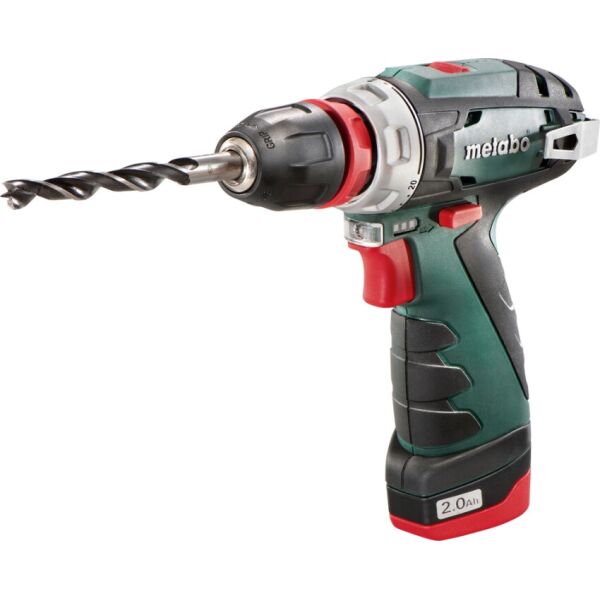 

Аккумуляторный шуруповерт Metabo PowerMaxx BS Quick + 2 акб 10.8 V 2 Ah + з/у LC 40 + кейс (600156500)