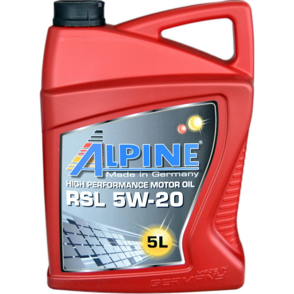 

Моторное масло Alpine RSL 5W-20 5 л