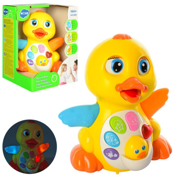 

Музыкальная игрушка Huile Toys (HOLA) Желтый утенок (808)