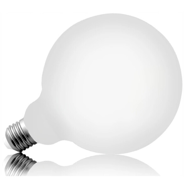 

Лампа светодиодная Фабрика Эдисона Белая матовая LED G125 (b-milky-g125)
