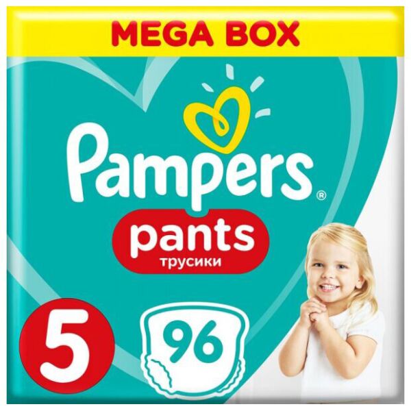 

Подгузники-трусики Pampers Pants Junior 5 (12-17 кг) 96 шт (8006540069509)