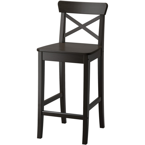 

IKEA INGOLF барный коричнево-черный (902.485.15)