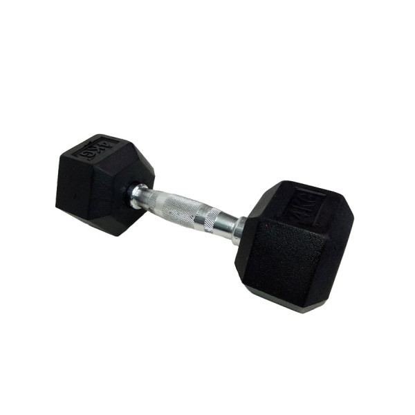 

Гантель Шестигранная обрезиненная HouseFit (DD 6442-4) 4кг