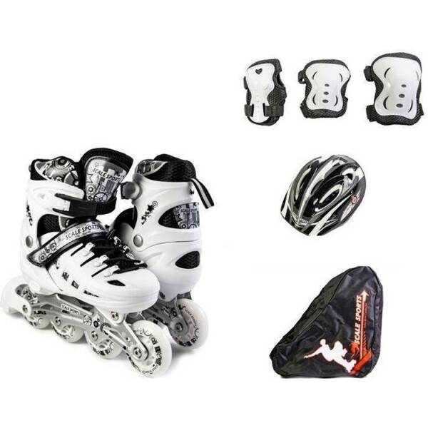 

Роликовые коньки комплект Scale Sport LF905S белый 34-37 (9000160532)