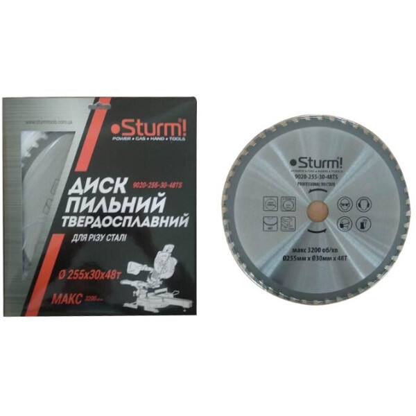 

Диск Sturm пильный 255х30 мм (9020-255-30-48TS)