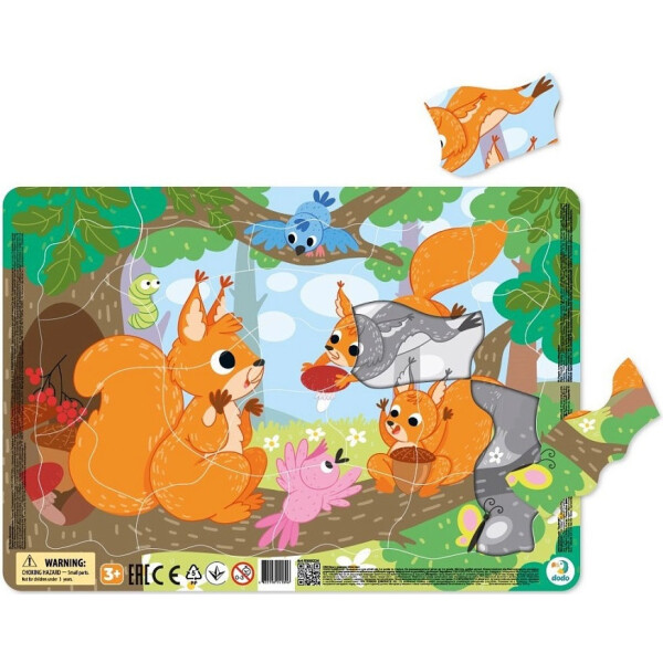 

Пазл с рамкой DoDo Белочки R300224
