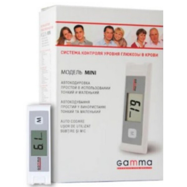 

Глюкометр Гамма Мини - Gamma Mini + 50 тест-полосок