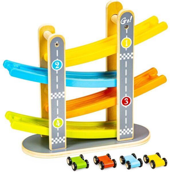 

Деревянный спуск с машинками Ecotoys (SAWT093-3)
