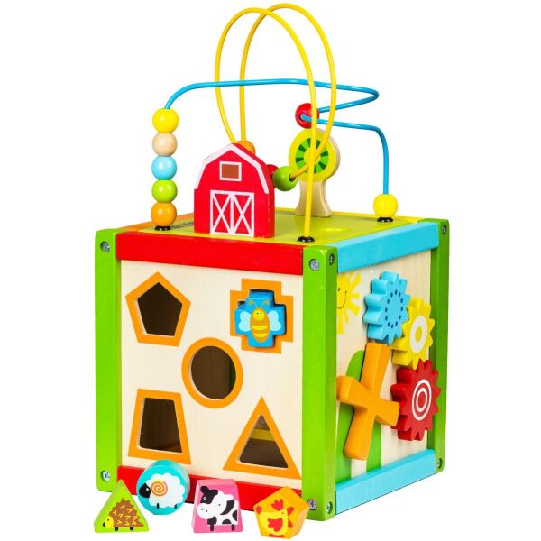 

Деревянный бизикуб Ecotoys(1004)