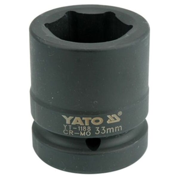 

Ударная торцевая головка YATO 6-гр. 1" 33 мм YT-1188