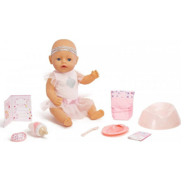 

Интерактивная кукла пупс Беби Борн голубые глаза Baby Born Blue Eyes Interactive Doll Zapf Creation 916274