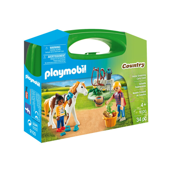

Конструктор Playmobil Возьми с собой: Стрижка лошадей 9100