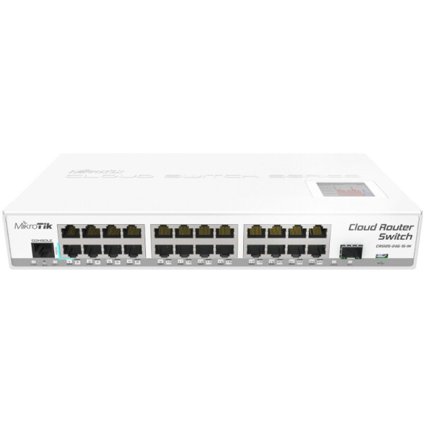 

MikroTik CRS125-24G-1S-IN (24x1G, 1x1G SFP, L3)