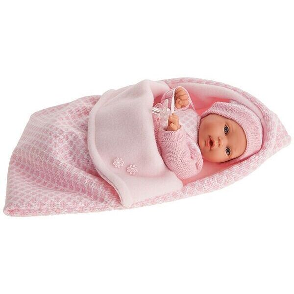 

Пупс Сакито с мягким телом со звуком 27 cm (см) розовой одежде (1112)