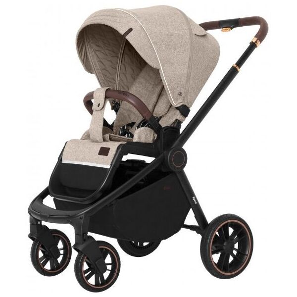 

Коляска прогулочная CARRELLO Epica CRL-8509 Almond Beige + дождевик (бежевая)