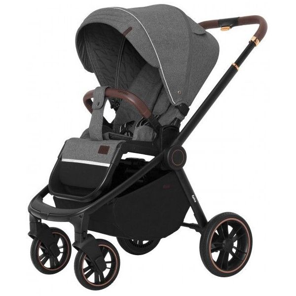 

Коляска прогулочная CARRELLO Epica CRL-8509 Iron Grey + дождевик (темно-серая)
