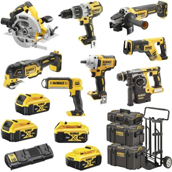 

Набор из 8 инструментов безщеточных DeWALT 18 В (DCK856P4)