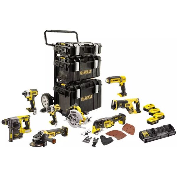 

Набор из 8 инструментов безщеточных DeWALT 18 В (DCK853P4)